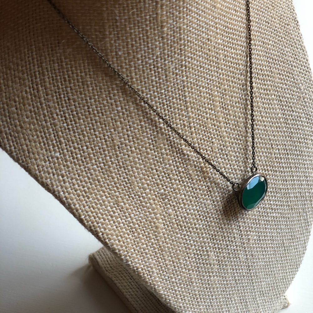 Baroni | Green Emerald & .925 Silver Necklace - Picture 2 of 13